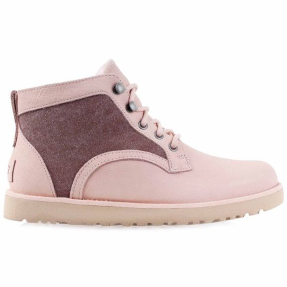 UGG Bethany Sheepskin Boots Canvas Quartz Sz 7 S/N 1016668